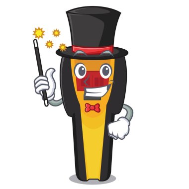 Ahşap karikatür masa üzerinde Sihirbaz damızlık arkadaşlar