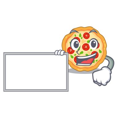 Çizgi film fırınında margherita pizzasıyla