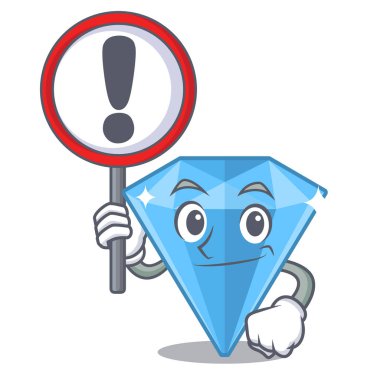 Karakterde izole edilmiş safir taşlarla