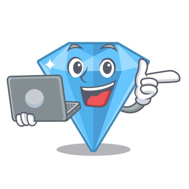 Karakterde dizüstü safir taşları izole edilmiş.