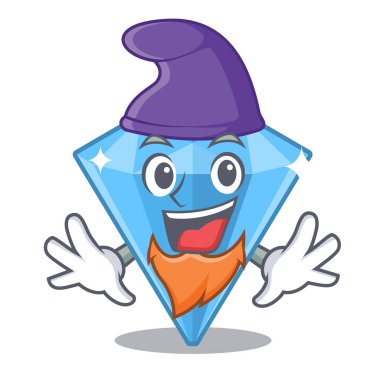 Elf safir taşlar karakter izole