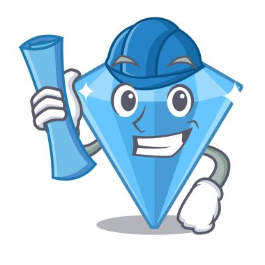 Karikatür şeklinde Mimar safir taşlar