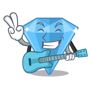 Maskot kutusunda safir gitar taşıyla