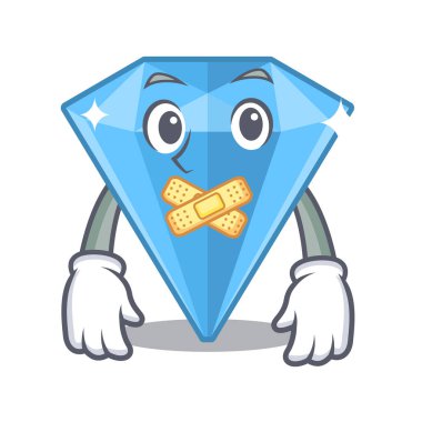 Bir karikatür çantası sessiz safir taşlar