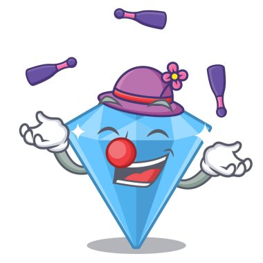 Bir karikatür çantası nda safir taşlar hokkabazlık