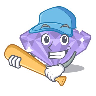 Maskot kutusunda beyzbol menekşe elmas oynamak