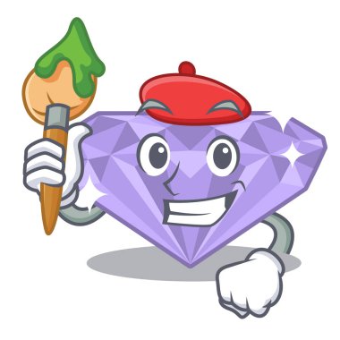 Maskot kutusunda sanatçı menekşe elmas