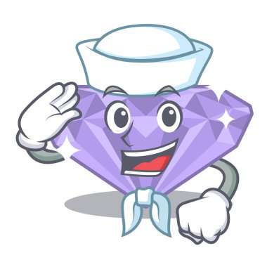 Maskot kutusunda denizci menekşe elmas