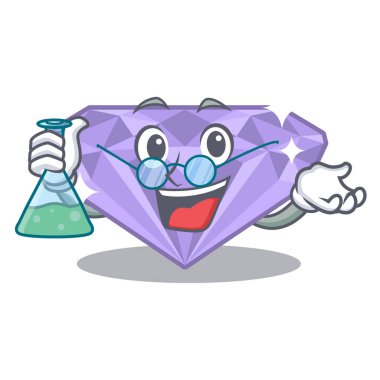 Profesör menekşe elmas karakteri ile izole