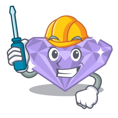 Karikatür kutusunda Otomotiv menekşe elmas