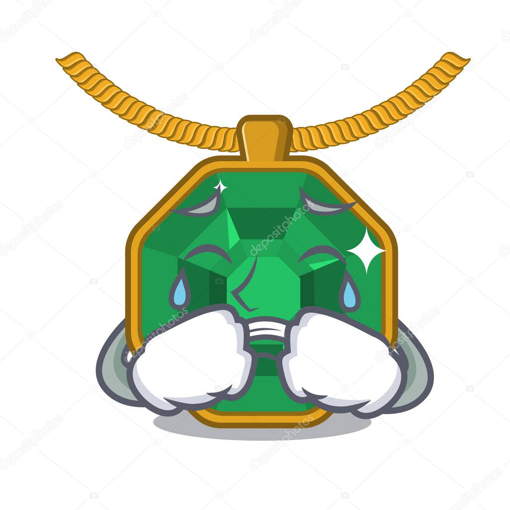 Crying peridot jewelry in the shape character