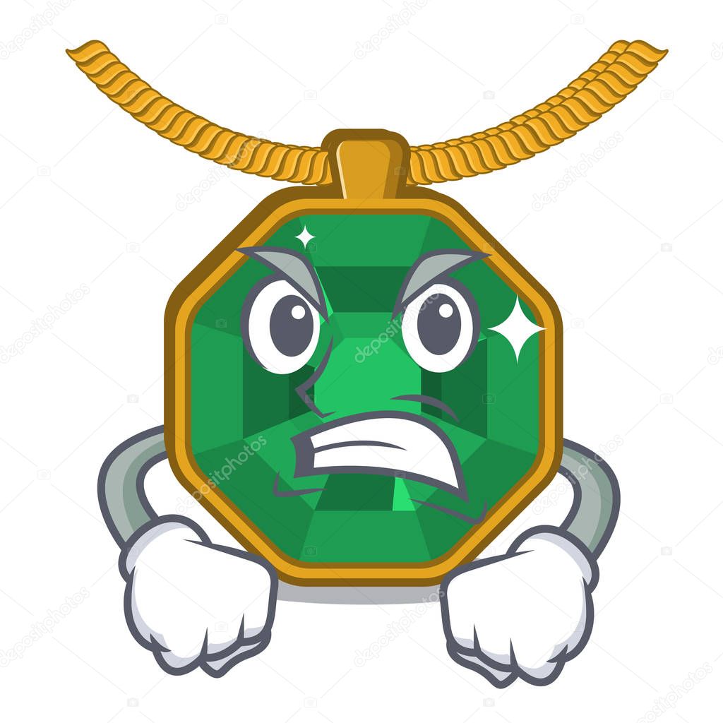 Angry peridot jewelry in the shape character