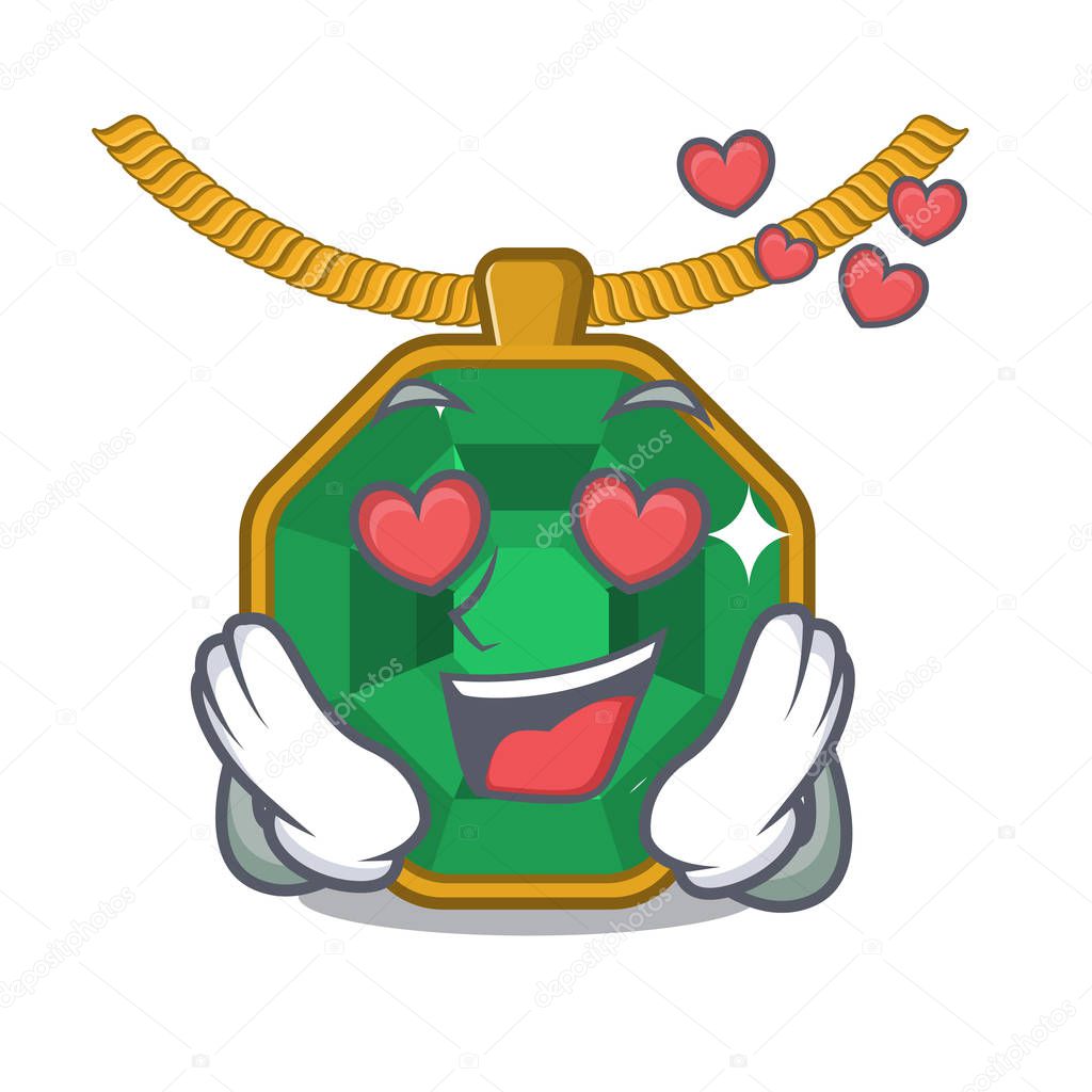 In love peridot jewelry in the shape character