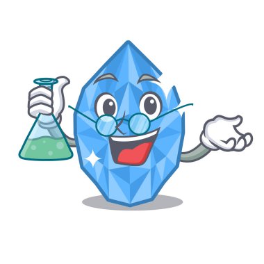 Karakter şeklinde Profesör akuamarin mücevher