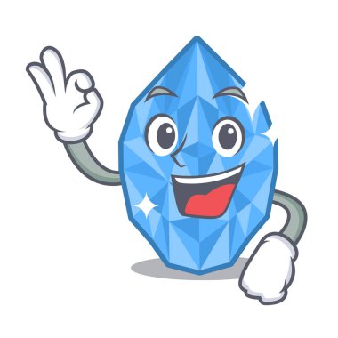 Karakter şeklinde Tamam akuamarin mücevher