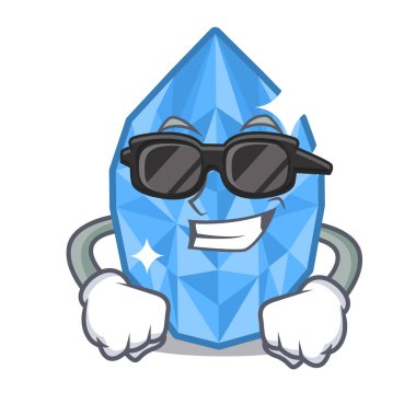 Karakter şeklinde Süper serin aquamarine gem