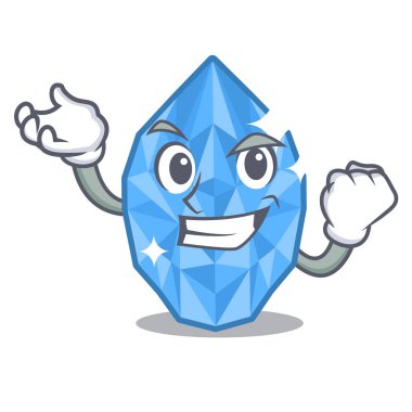 Karakter şeklinde başarılı akuamarin mücevher