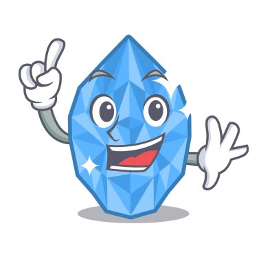 Karikatür soyunma masası nın üstündeki parmak akuamarin mücevheri