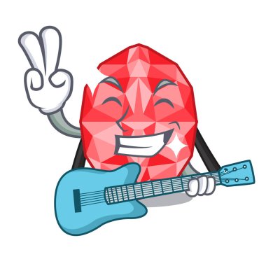 Çizgi film masasının üzerinde yakut mücevherler vardı.