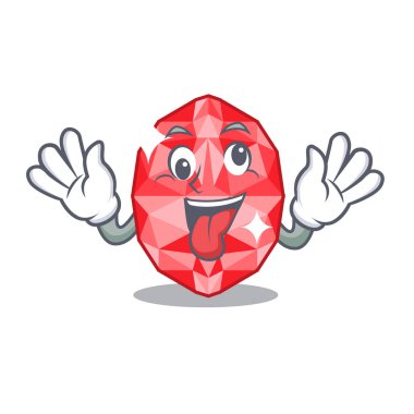 Maskot şeklinde Çılgın yakut taşlar