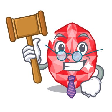 Maskot şeklinde Yargıç yakut taşlar