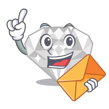 Maskot çantasındaki beyaz elmasla