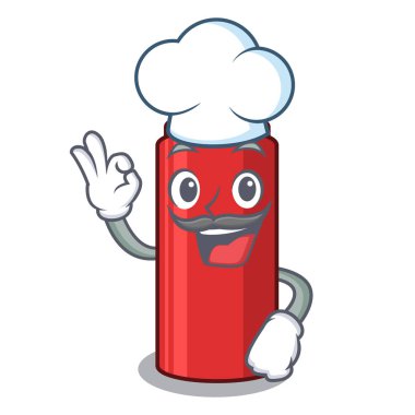 Karakter şeklinde Şef kırmızı boya kalemi