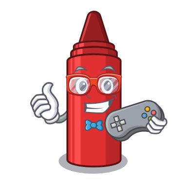 Bir karikatür çantası içinde Oyuncu kırmızı boya kalemi