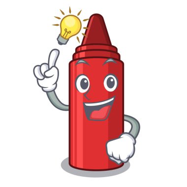 Çizgi film cüzdanının yanında kırmızı boya kalemi gibi bir fikir var