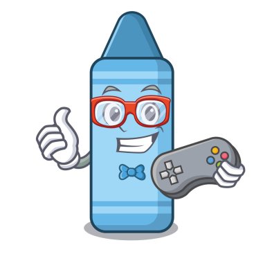 Karakter şeklinde oyuncu mavi boya kalemi