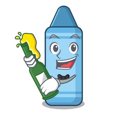 Çizgi roman üzerindeki bira mavisi kalemle