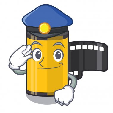 Maskot şeklinde polis kamera rulo