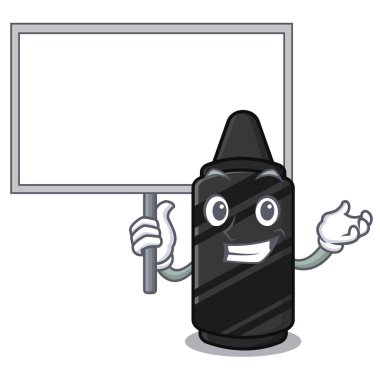 Bir karikatür cüzdan kurulu siyah boya kalemi getir