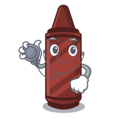 Bir karakter kitabı üzerinde Doktor kahverengi boya kalemi