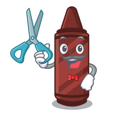 Bir karakter kitabı üzerinde Berber kahverengi boya kalemi