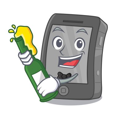 Çizgi film şeklinde bira ipad ile