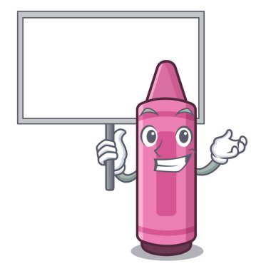 Maskot izole kurulu pembe boya kalemi getir