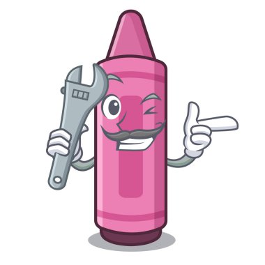 Karikatür okul kitap yukarıda Mekanik pembe boya kalemi