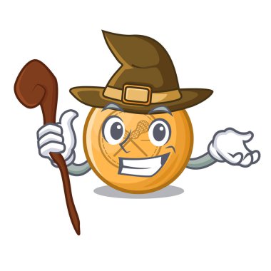 Maskot şeklinde bir cadı lekros topu.