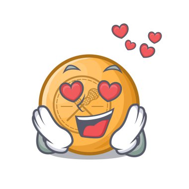 Maskot şeklinde aşk lakros topu