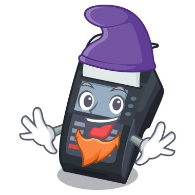 Elf Edc makine karikatür sandalye üzerinde