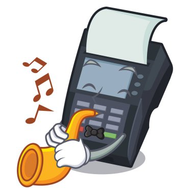 Çizgi film şeklinde trompet Edc makinesiyle