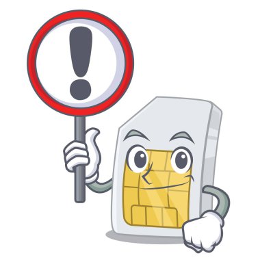 Telefondaki simkart ile bir çizgi film