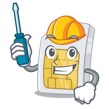 Maskot cüzdanda otomotiv simcard