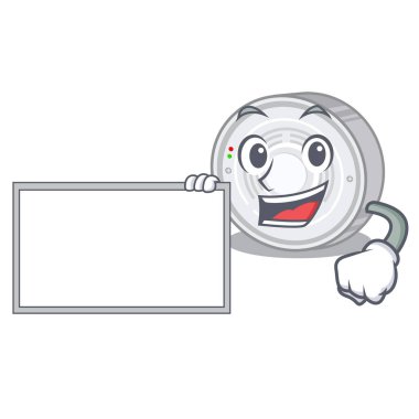 Duman dedektörü karakter duvarına iliştirilmiş.