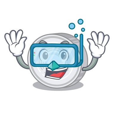 Maskot ile izole dalış duman dedektörü