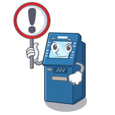 Bankotla izole edilmiş işaret makinesiyle