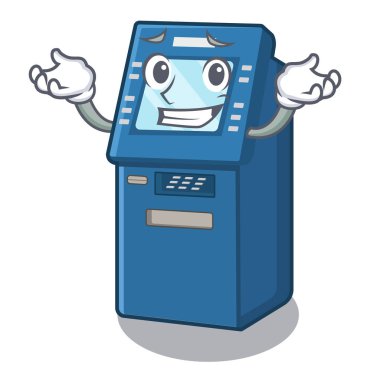 Karikatür şeklinde Grinning Atm makine