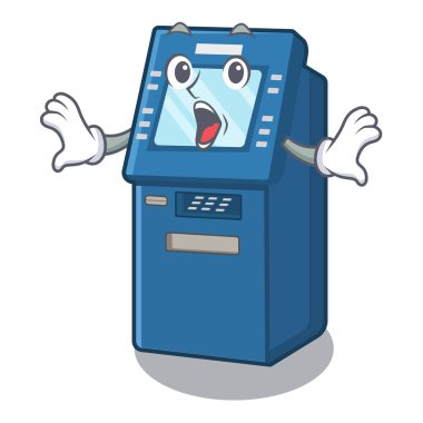 Karakter tablosunun yanındaki sürpriz atm makinesi