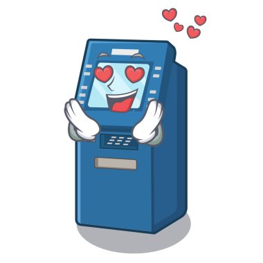Karakter tablosunun yanındaki aşk atm makinesinde